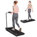 Naipo Treadmill Foldable 2 in 1 Walking Pad Compact Electric Running Remote Control for Home Fitness