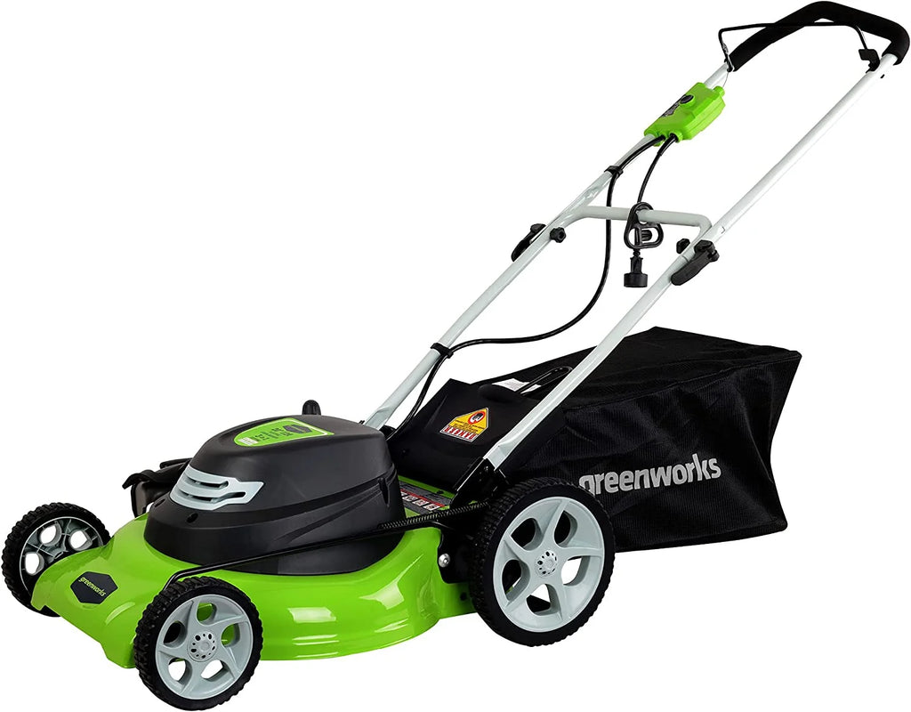 Greenworks 12 Amp 20-Inch 3-in-1Electric Corded Lawn Mower . 25022
