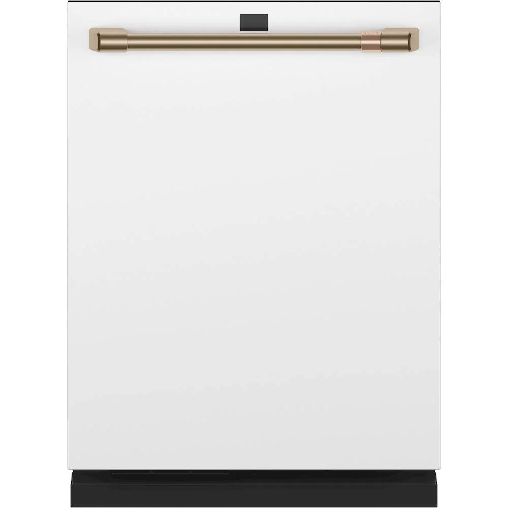 Café - Top Control Built-In Dishwasher with Stainless Steel Tub, 3rd Rack, 39dBA - Matte white