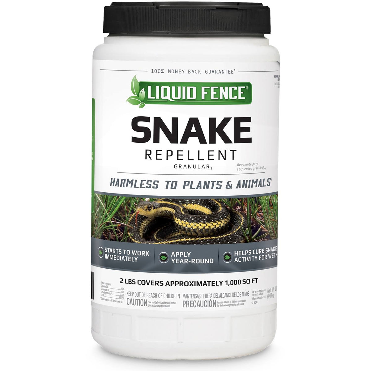 Liquid Fence Snake Repellent, Granular - 2 lb