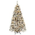 Tall Pre-Lit Artificial Christmas Tree – Available in 6ft, 7.5ft, and 9ft Hinged Designs