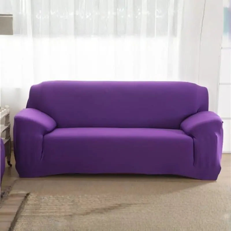 Universal Stretch-Fit Sofa Cover – Non-Slip Fabric Protector for All Upholstery Types