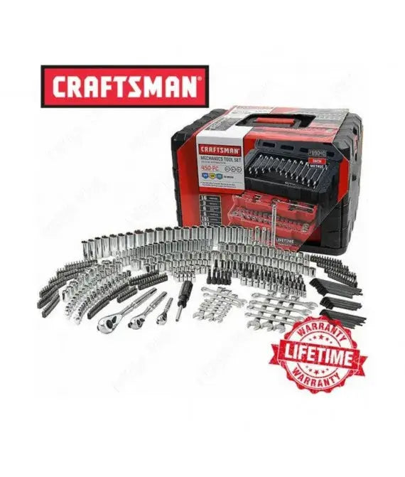 Craftsman 450-Piece Mechanics Tool Set  Comprehensive Socket, Ratchet & Wrench Collection