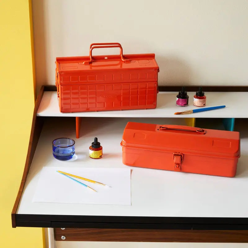 Toyo ST-350 Industrial Tool Box – Burnt Orange Finish