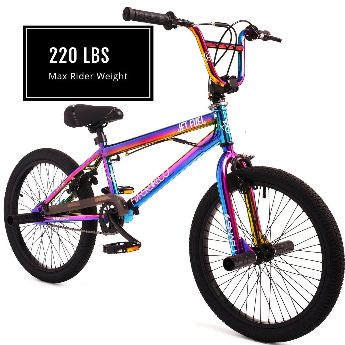 20" Hyper Bicycles Jet Fuel BMX Bike, 20" Wheels, Kids Ages 8 - 13 Years