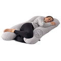 Milliard U Shaped Total Body Support Pillow Memory Foam with Cool, Cotton Breathable Cover- 54 inch