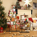 Two-Piece Photo Holder Christmas Tree with 36 Rounded Clips for Holiday Memories