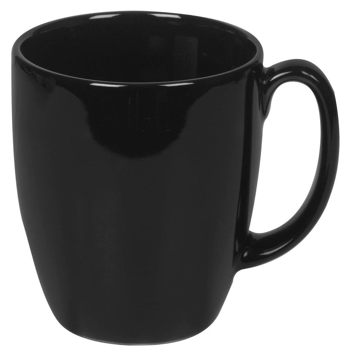 Corelle Livingware 11-Ounce Mug Black Pack of 6