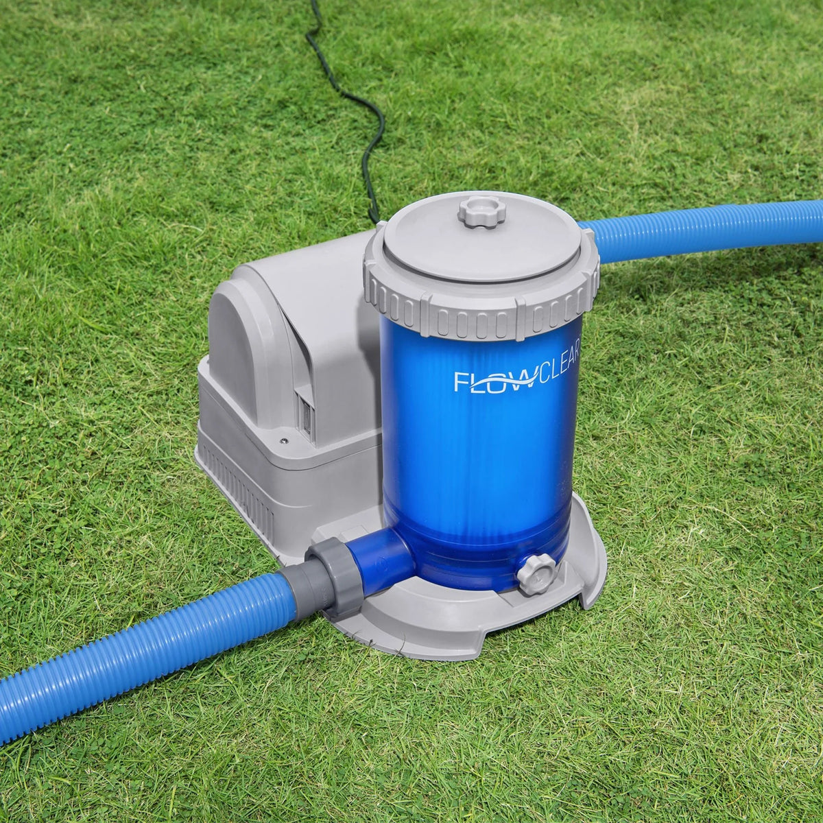 Bestway Flowclear Transparent Filter Above Ground Pool Pump 2500 GPH (Open Box)