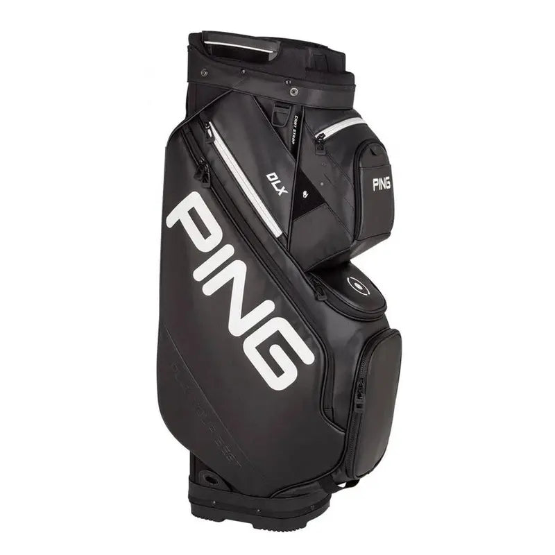 DLX Golf Cart Bag  Lightweight White Carry Bag with Organized Compartments (2025 Version)