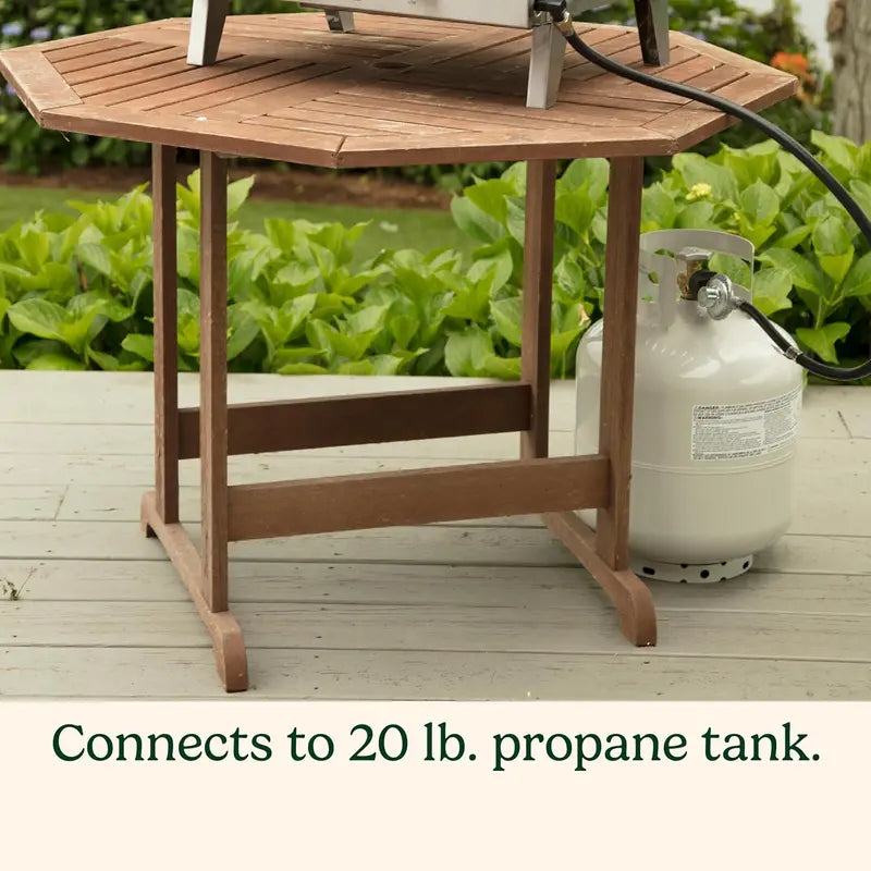 Cuisinart Chef Style 2-Burner Tabletop Propane Grill  Lightweight Outdoor Cooking