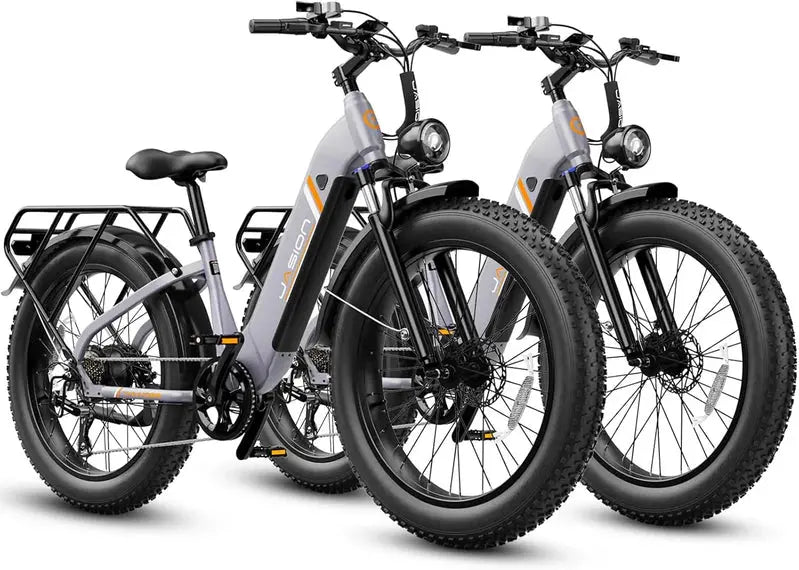 Thunder 1500W Electric Fat-Tire Bike — 30+ MPH Top Speed, 80-Mile Range, Hydraulic Disc Brakes