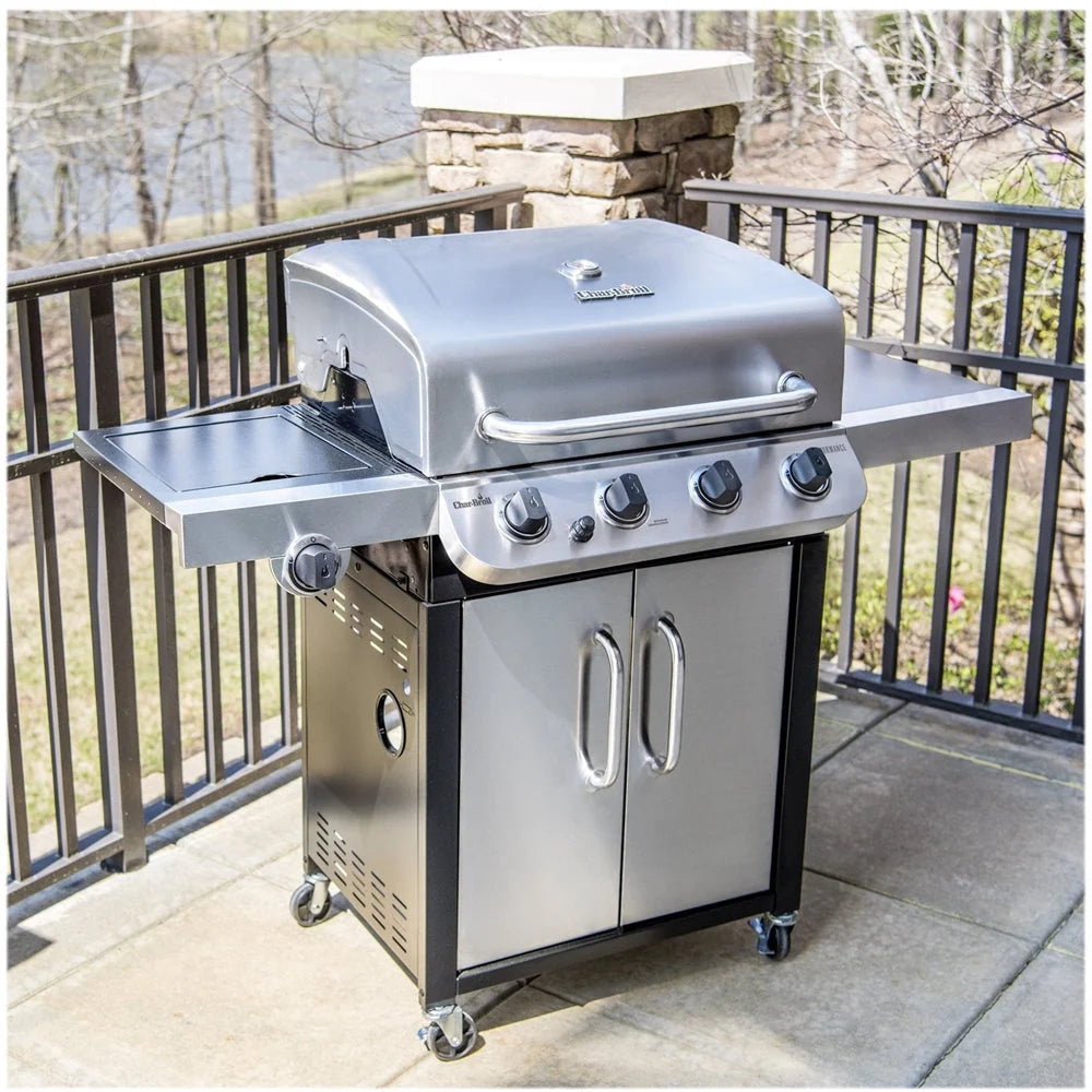 Char-Broil - Performance Gas Grill - Stainless Steel/Black