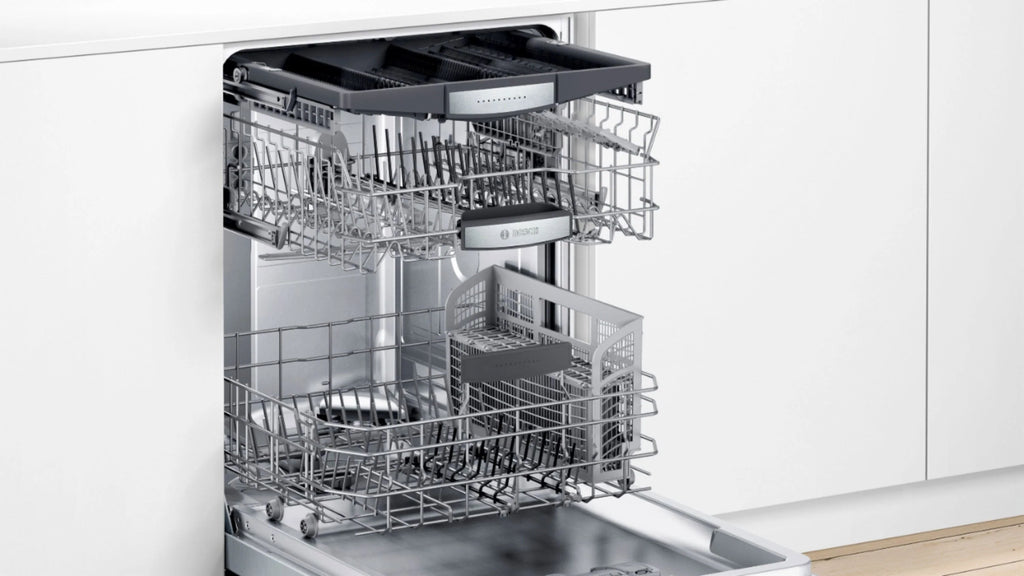 Bosch - 800 Series 24" Top Control Built-In Dishwasher with CrystalDry, Stainless Steel Tub, 3rd Rack, 42 dBa - Stainless steel