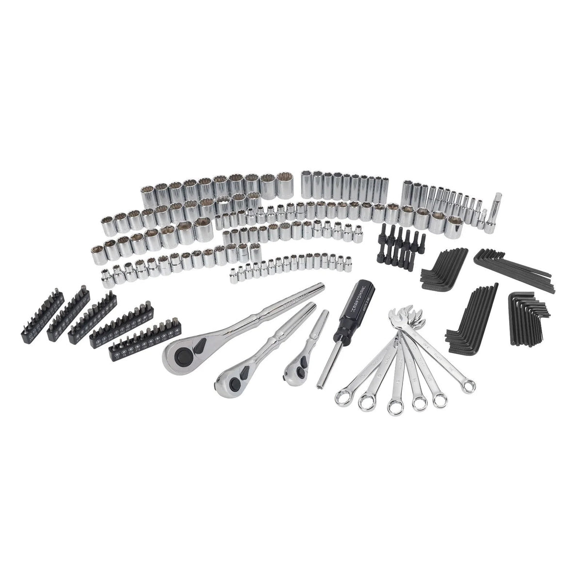 Craftsman Mechanics Set Metric Ratchet Socket Tool 230 Piece 70190