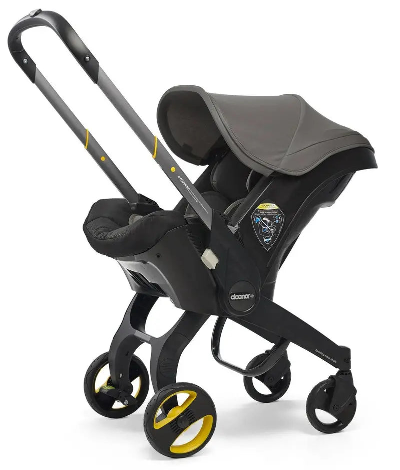 Doona Infant Car Seat and Stroller Combo  Grey Hound Color, All-in-One Mobility System