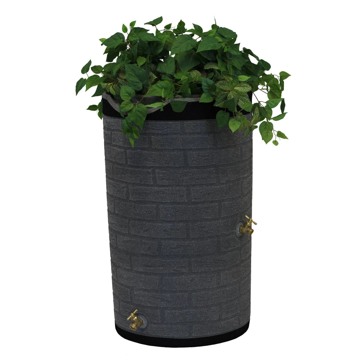 Good Ideas IMP-D50-DAR Impressions Downton Rain Saver Rain Barrel . 50 Gallon . Dark Granite