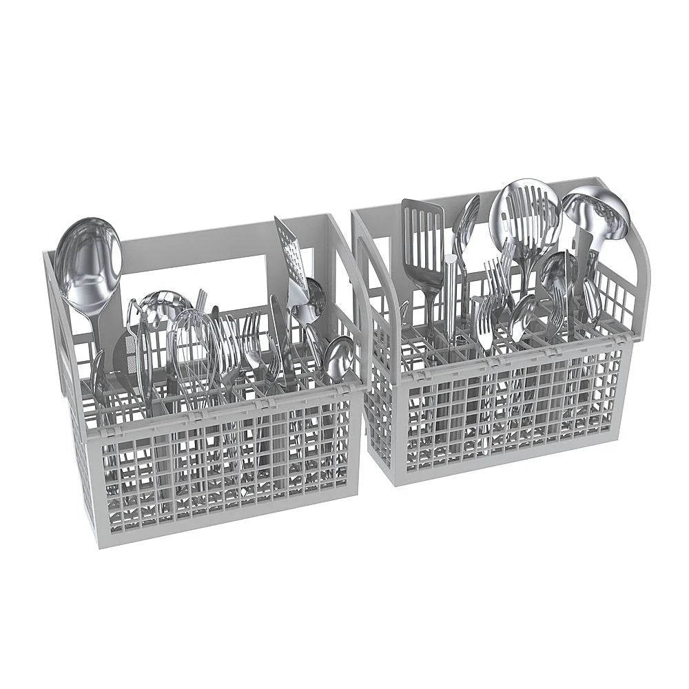 Bosch - 800 Series 24" Top Control Built-In Dishwasher with CrystalDry, Stainless Steel Tub, 3rd Rack, 42 dBa - Custom Panel Ready
