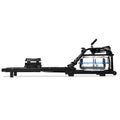 Dual-Track Water Rowing Machine with Adjustable Resistance, LCD Monitor & High Weight Capacity