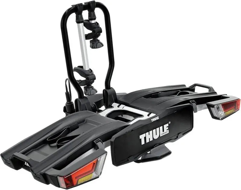 Thule EasyFold XT 2-Bike Hitch Rack – Foldable, Easy-Load Platform Carrier with Integrated Locks
