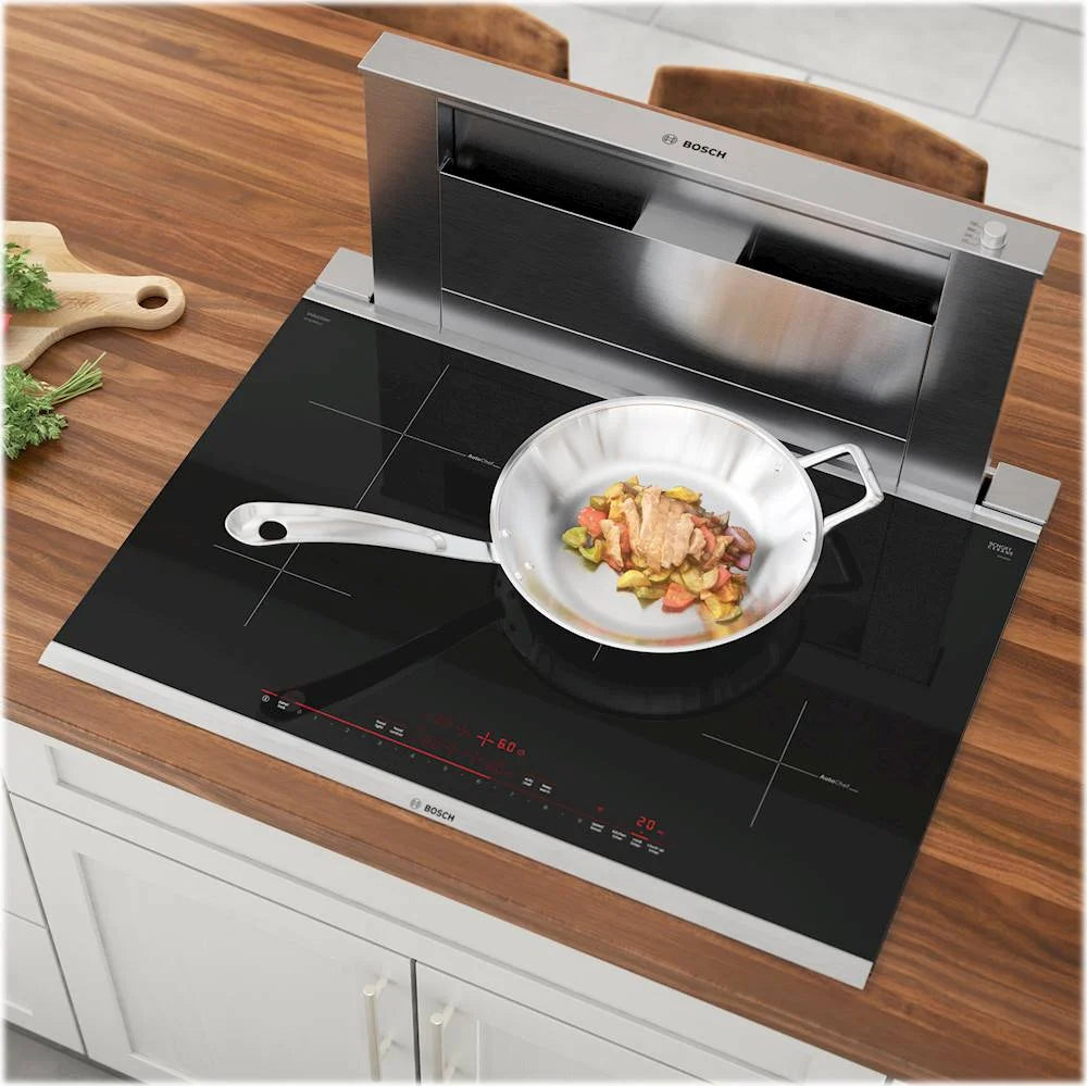 Bosch 800 Series 30" Built-In Electric Induction Cooktop with 4 elements and HomeConnect