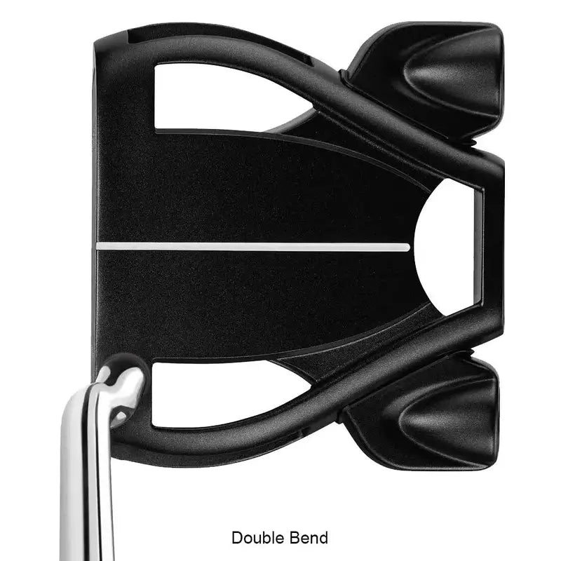 TaylorMade Spider Tour Black Putter – Double Bend Shaft, Tour-Validated Alignment