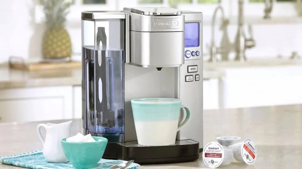 Cuisinart SS-10P1 Coffee Maker Single Serve 72-Ounce Reservoir Coffee Machine . Programmable Brewing and Hot Water Dispenser . Stainless Steel