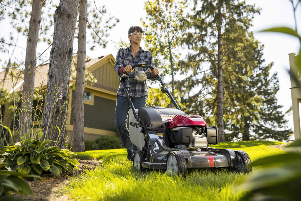 Honda Lawn Mower Self Propelled Walk Behind 21" Select Drive 4-in-1 Versamow HRX217VYA from Honda💝 Last Day For Clearance