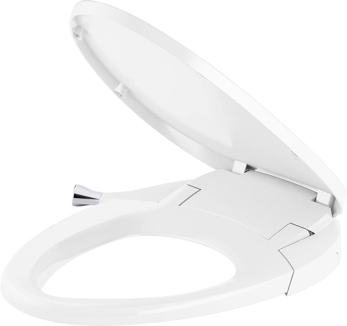 Kohler 98804-CP PureWash Elongated Manual Bidet Toilet Seat - White