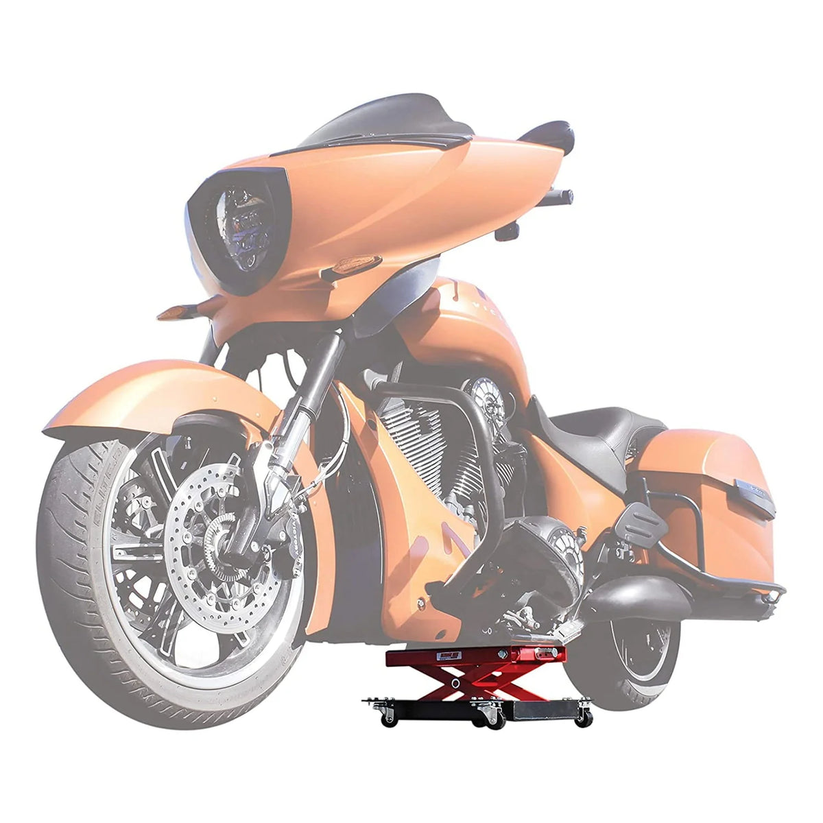 Extreme Max 5001.5059 Wide 1100 Pound Motorcycle Scissor Platform Lift Jack