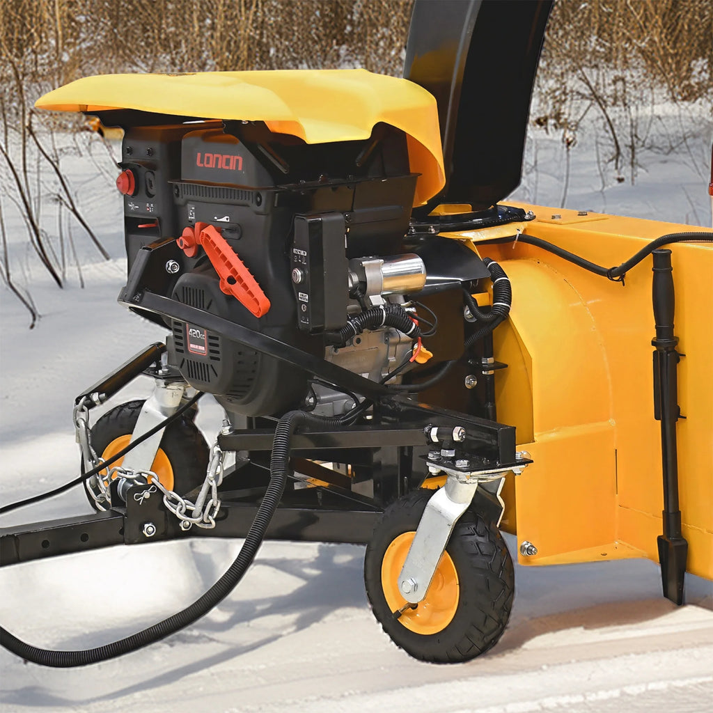 Massimo 60" Snow Blower 2 - Stage - 13HP 420cc Gas Powered UTV/ATV Attachment for Heavy Duty Snow Removal