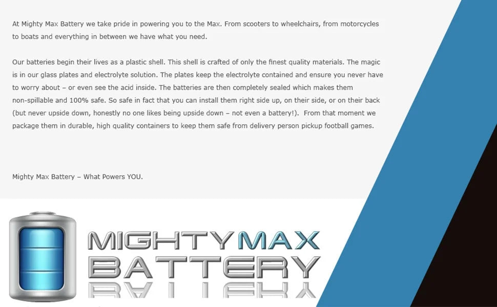 ML35 - 12 GEL - 12 Volt 35 AH, GEL Type, Internal Thread (INT) Terminal, Rechargeable AGM Battery