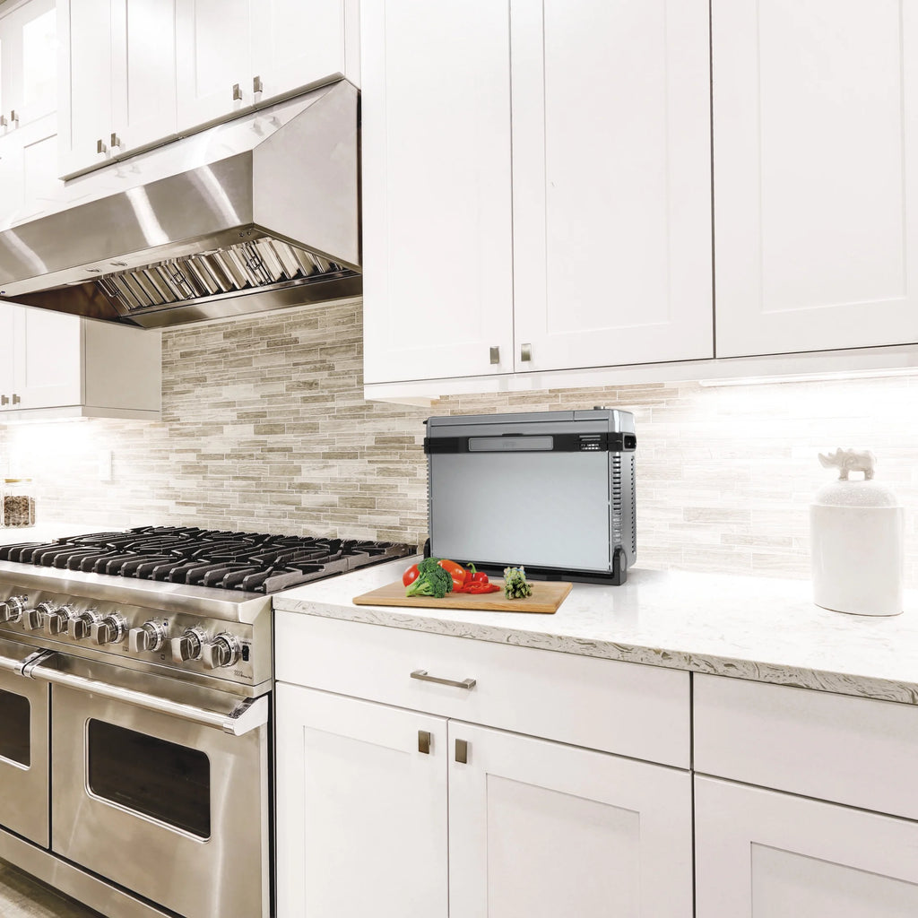 Ninja?? SP101 Foodia? 8 - in - 1 Digital Air Fry Oven, Flip - Away for Storage, Dehydrate, Keep Warm