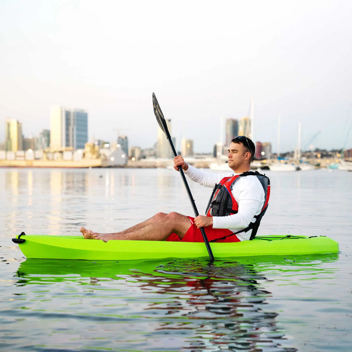 Lifetime Daylite 8 Ft Sit - on - Top Kayak, Red (90775)