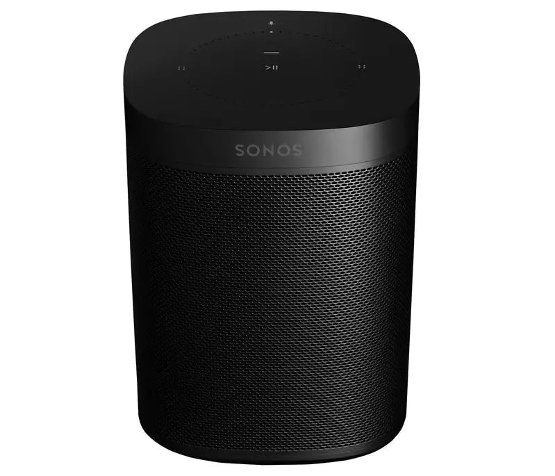 Sonos One (Gen 2) Smart Speaker — Voice-Controlled, Alexa & Google Assistant Built-In, Black or White
