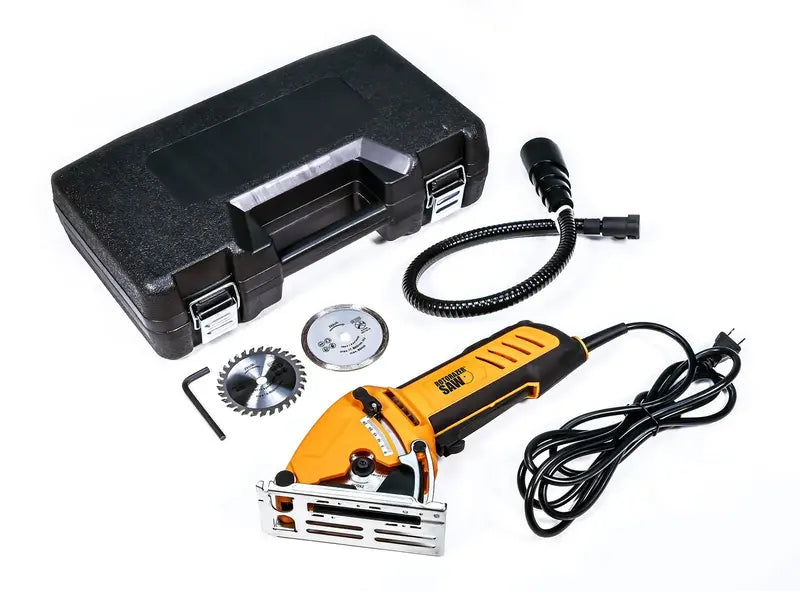 Official ROTORAZER Compact Corded Circular Saw with Ergonomic Design
