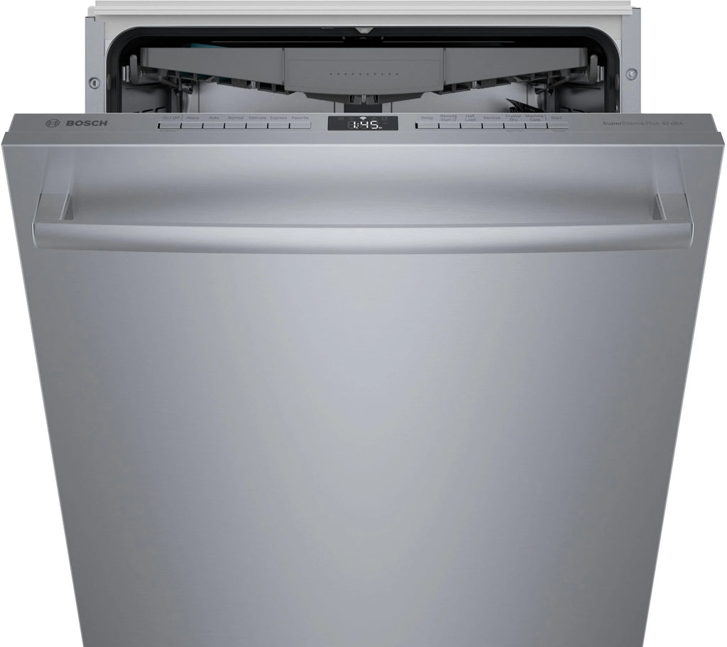 Bosch - 800 Series 24" Top Control Smart Built-In Dishwasher with 3rd Rack and 42 dBA - Silver