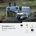 DJI Mini 4 Pro Fly More Combo  Includes RC 2 Remote Controller & Extended Flight Accessories