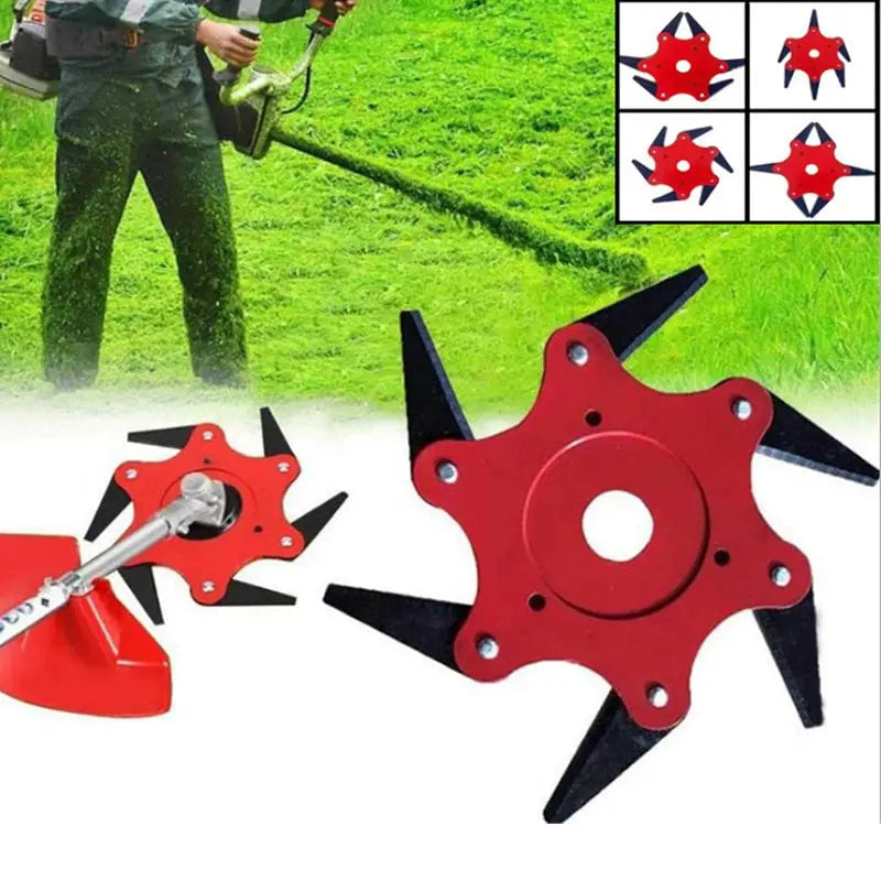 STIHL-Compatible 6-Tooth Grass Trimmer Head – Heavy-Duty Replacement Cutting Attachment