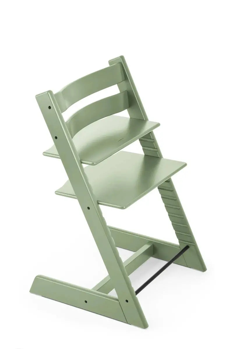 Stokke Tripp Trapp Ergonomic Wooden High Chair – Moss Green, Adjustable for Growth