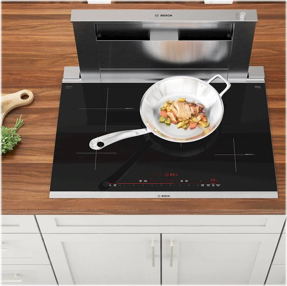 Bosch 800 Series 30" Built-In Electric Induction Cooktop with 4 elements and HomeConnect