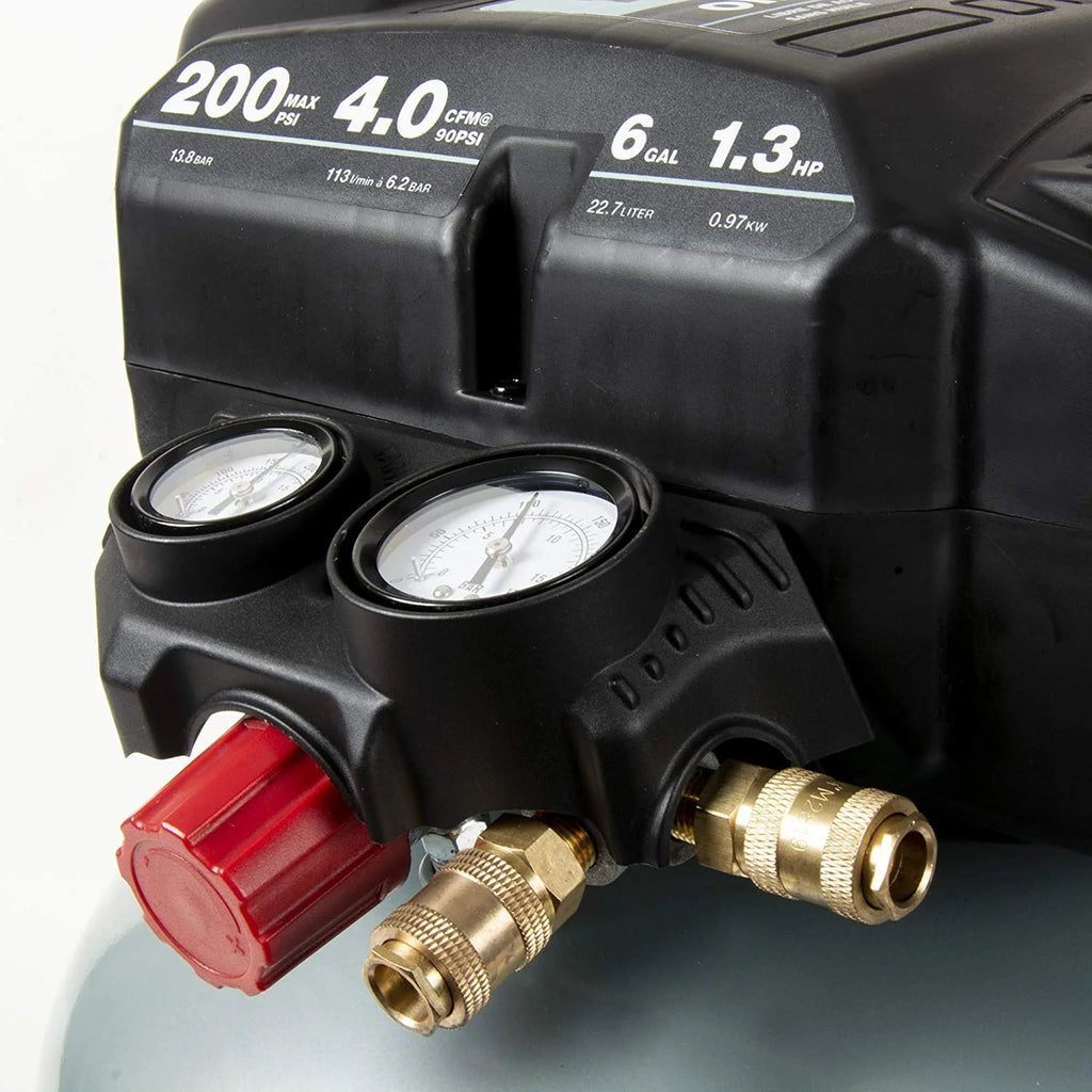 Metabo HPT EC914S THE TANK 200 PSI Pancake Air Compressor 6 Gal