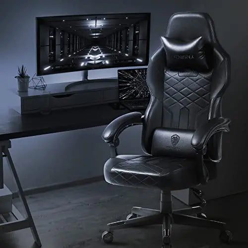 Dowinx Gaming Chair with Pocket Spring Cushion, Ergonomic Computer Chair High Back