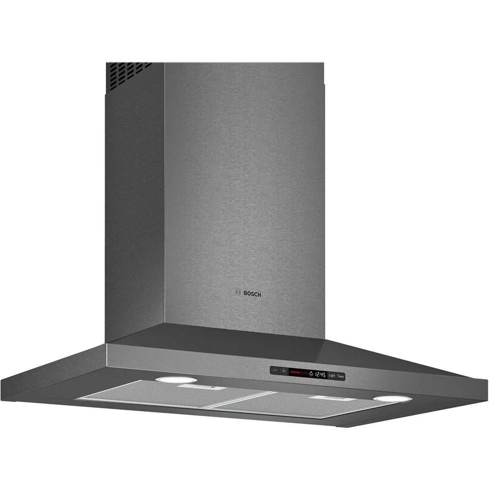Bosch - 800 Series 30" Convertible Range Hood - Black stainless steel