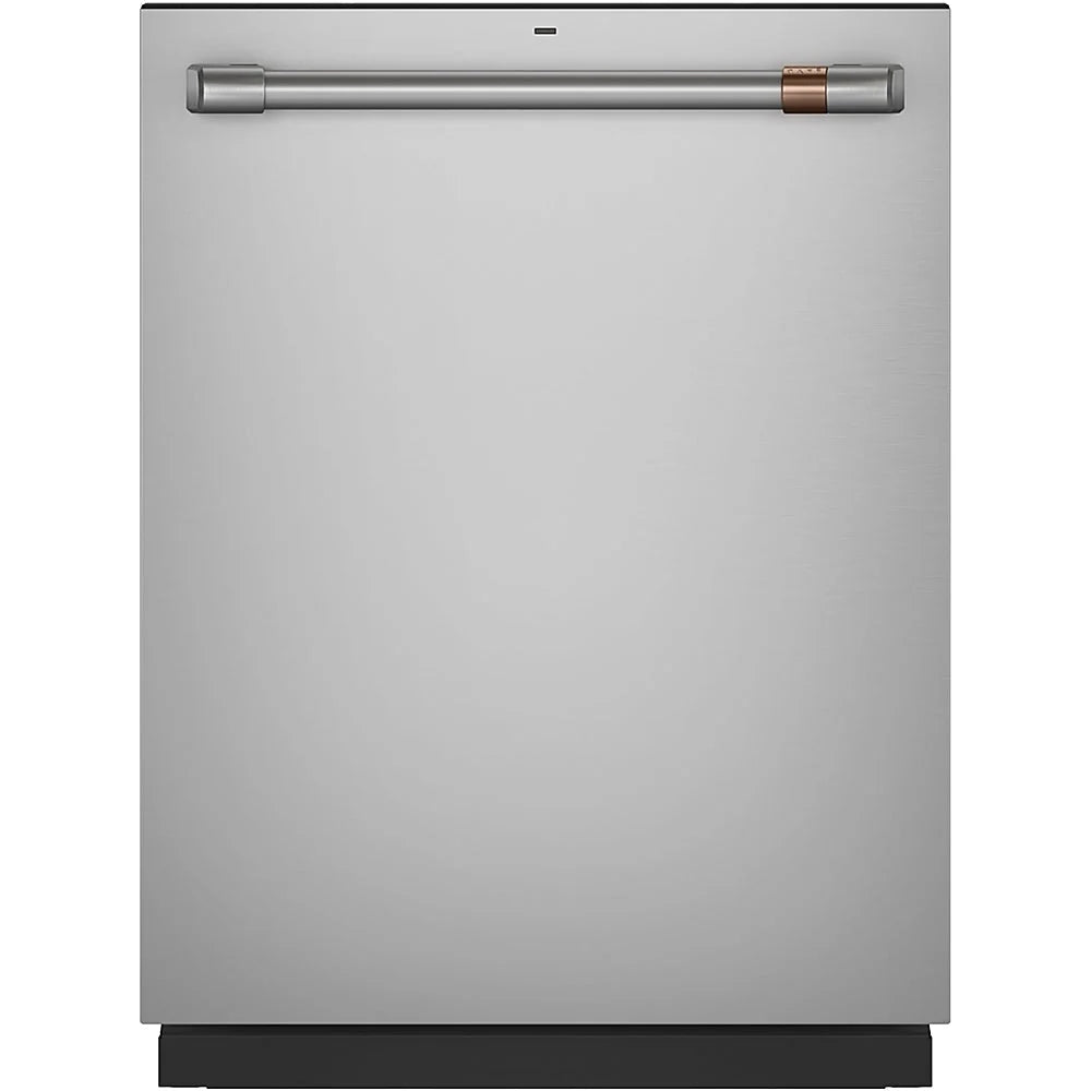 Café - 24" Top Control Tall Tub Built-In Dishwasher with Stainless Steel Tub and Silverware Jets - Stainless steel