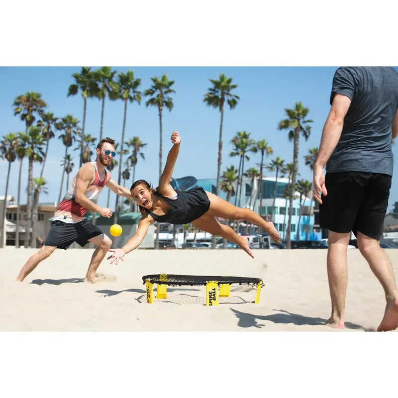 Spikeball Standard 3 Ball Kit with Adjustable Net and Balls – Portable Roundnet Game