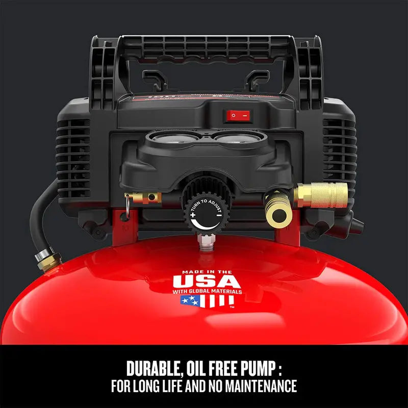 CRAFTSMAN 6 Gallon Portable Air Compressor, Oil-Free Pump, 150 Max PSI, 13-Piece Accessory Kit