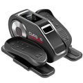 CURSOR FITNESS Under Desk Elliptical Machine with 12 Adjustable Speeds, Auto & HR Modes, LCD Monitor, Resistance Bands