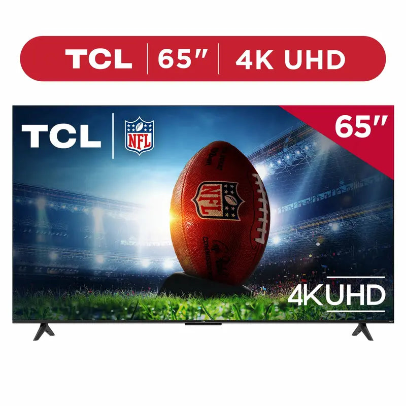 TCL 65″ 4K UHD HDR Roku Smart TV | 4-Series | Voice Control | Dual-Band WiFi | 4 HDMI Inputs