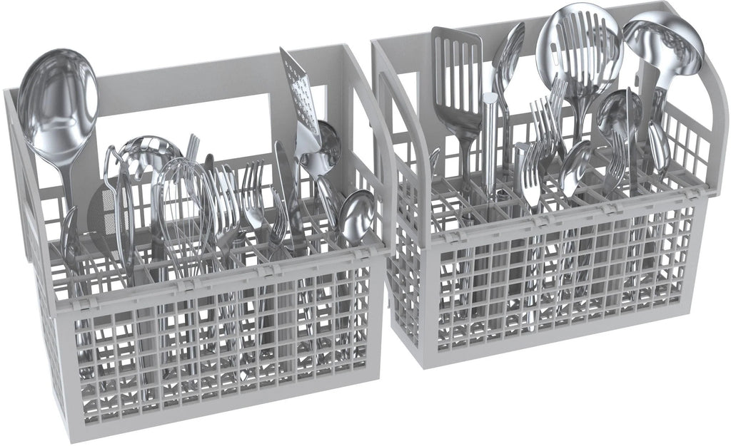 Bosch - 800 Series 24" Top Control Built-In Dishwasher with CrystalDry, Stainless Steel Tub, 3rd Rack, 42 dBa - Stainless steel